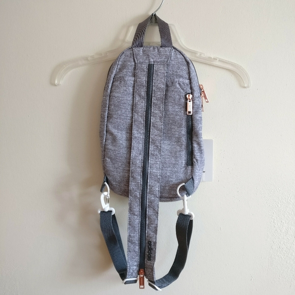 Adidas Essentials Convertible Crossbody Backpack Jersey Grey - Picture 10 of 14